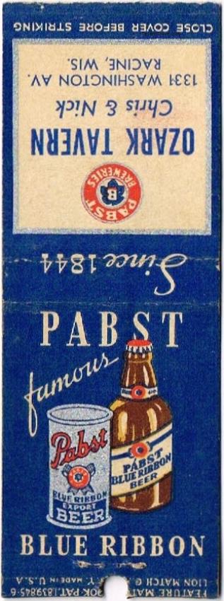 Pabst Blue Ribbon Beer