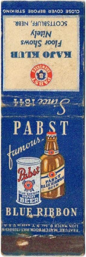 Pabst Blue Ribbon Beer