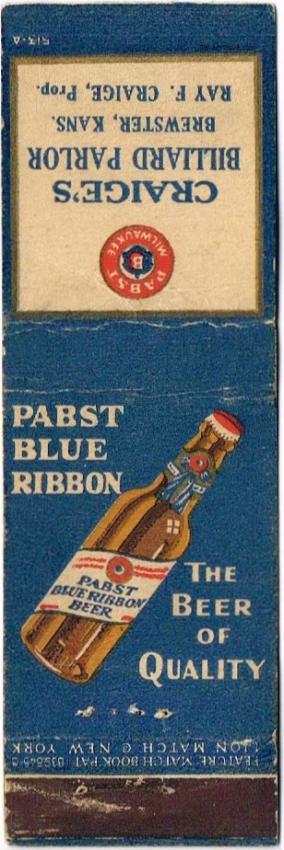 Pabst Blue Ribbon Beer