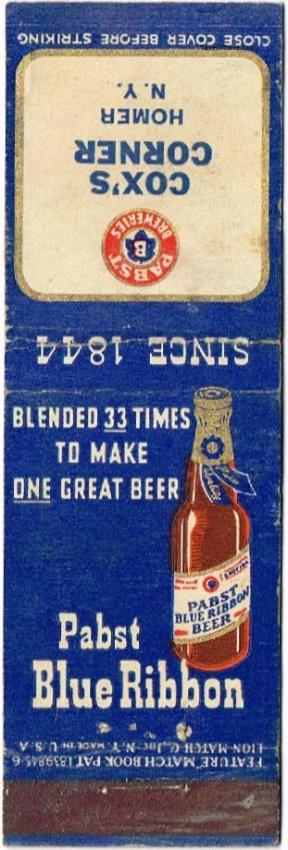 Pabst Blue Ribbon Beer