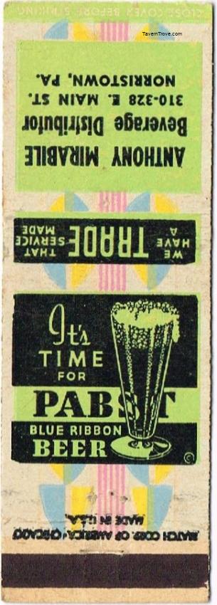 Pabst Blue Ribbon Beer Dupe