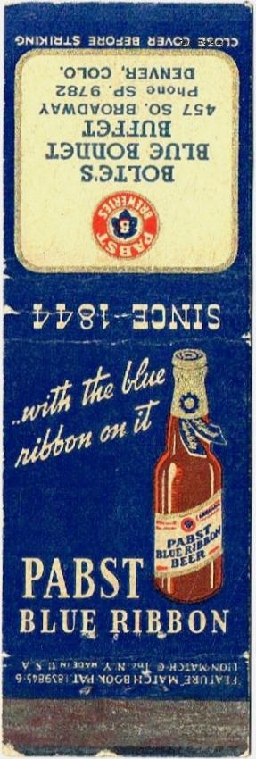 Pabst Blue Ribbon Beer