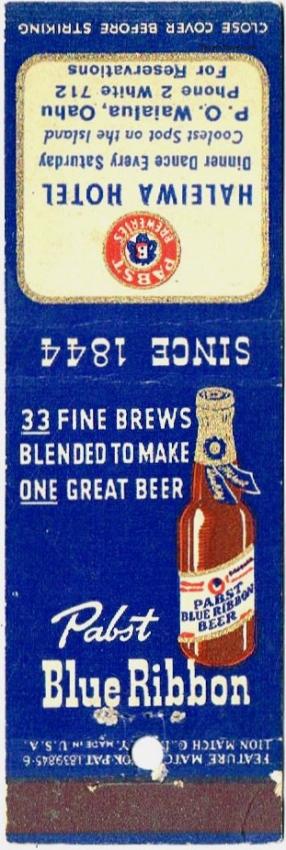 Pabst Blue Ribbon Beer