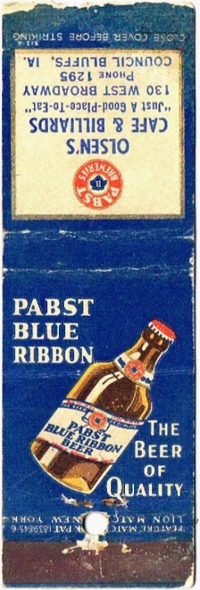 Pabst Blue Ribbon Beer