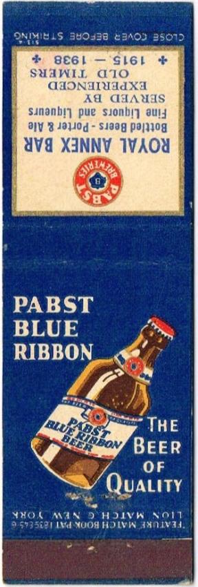 Pabst Blue Ribbon Beer