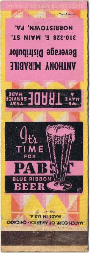 Pabst Blue Ribbon Beer