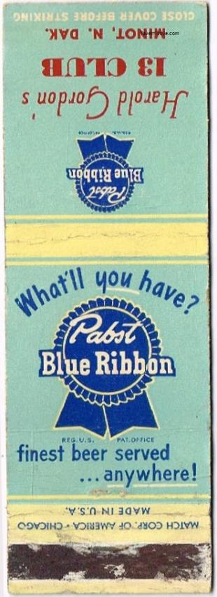 Pabst Blue Ribbon Beer Dupe