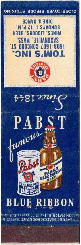 Pabst Blue Ribbon Beer