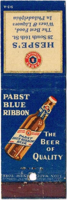 Pabst Blue Ribbon Beer