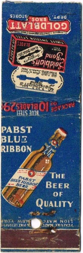 Pabst Blue Ribbon Beer