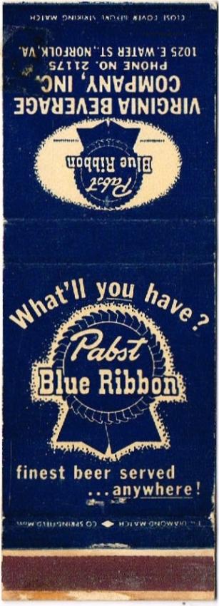 Pabst Blue Ribbon Beer