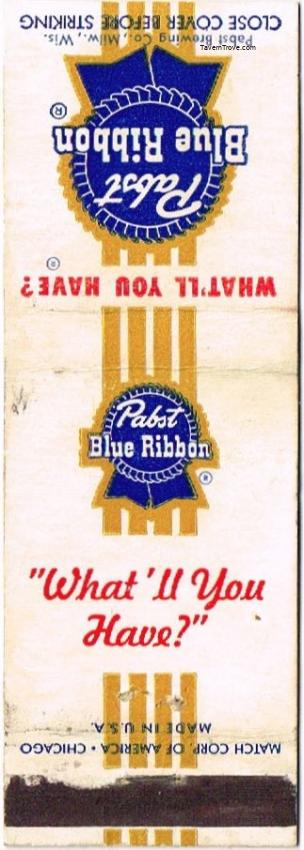 Pabst Blue Ribbon Beer