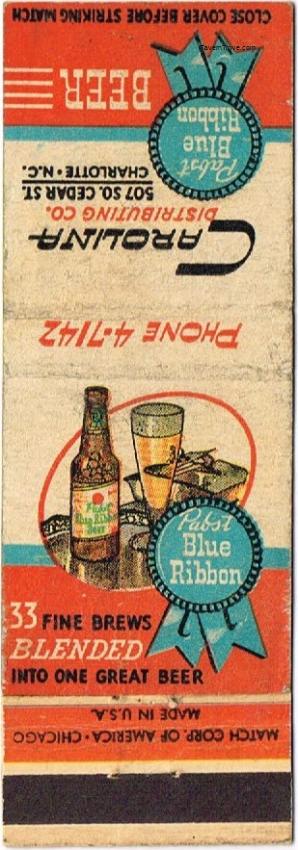 Pabst Blue Ribbon Beer