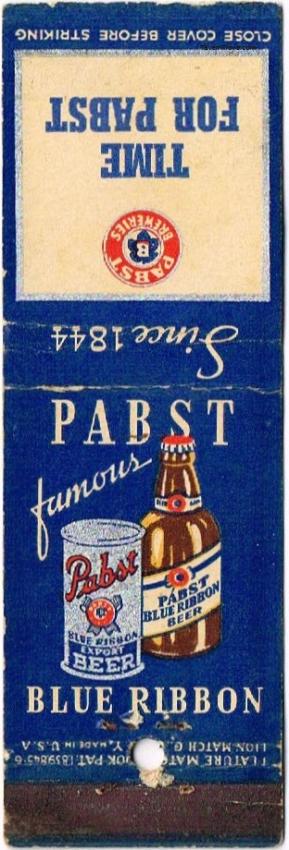 Pabst Blue Ribbon Beer