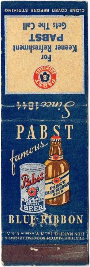 Pabst Blue Ribbon Beer
