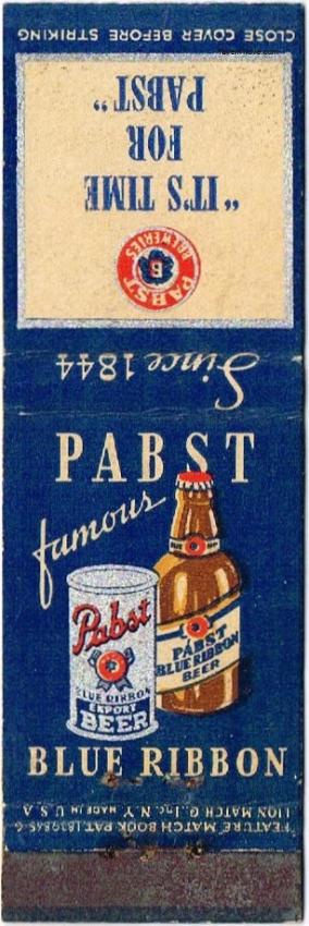 Pabst Blue Ribbon Beer