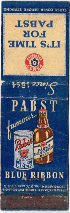 Pabst Blue Ribbon Beer
