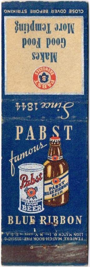 Pabst Blue Ribbon Beer