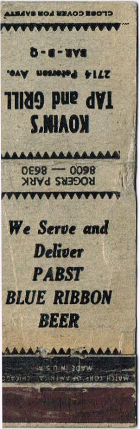 Pabst Blue Ribbon Beer