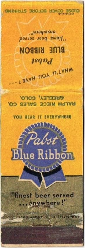 Pabst Blue Ribbon Beer
