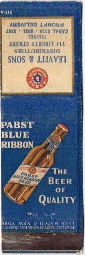 Pabst Blue Ribbon Beer