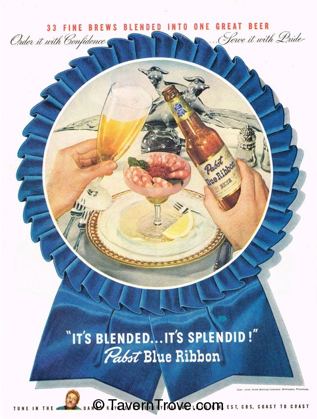Pabst Blue Ribbon Beer