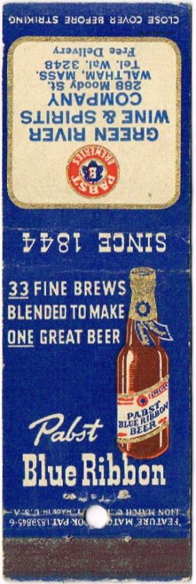 Pabst Blue Ribbon Beer