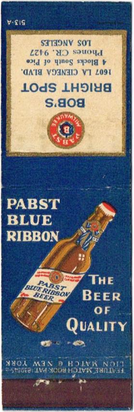 Pabst Blue Ribbon Beer