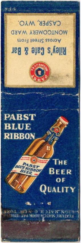Pabst Blue Ribbon Beer