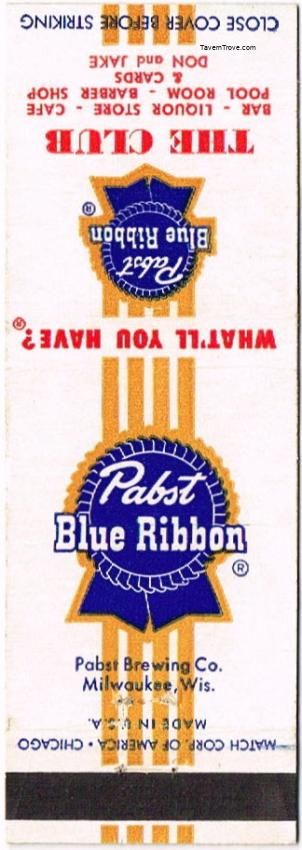 Pabst Blue Ribbon Beer