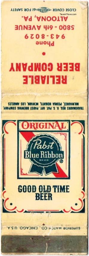 Pabst Blue Ribbon Beer