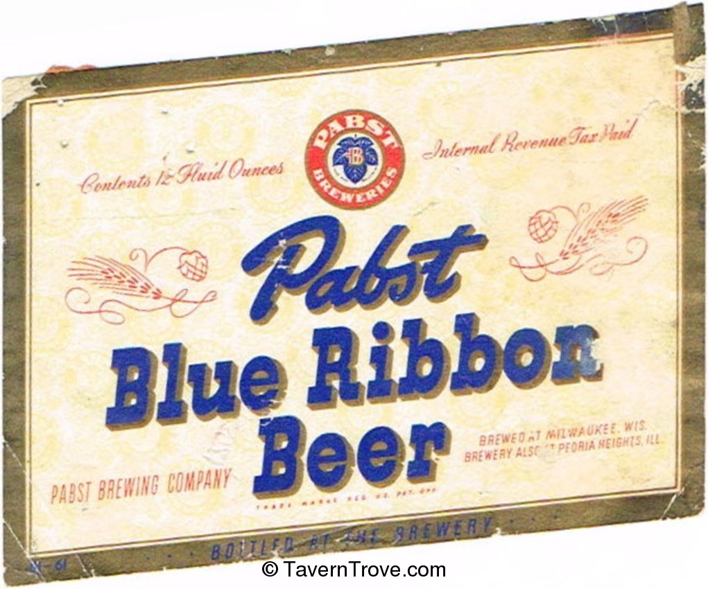 Pabst Blue Ribbon Beer