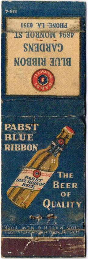 Pabst Blue Ribbon Beer