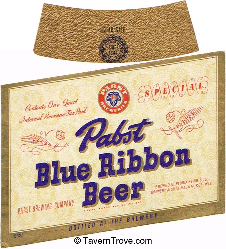 Pabst Blue Ribbon Beer