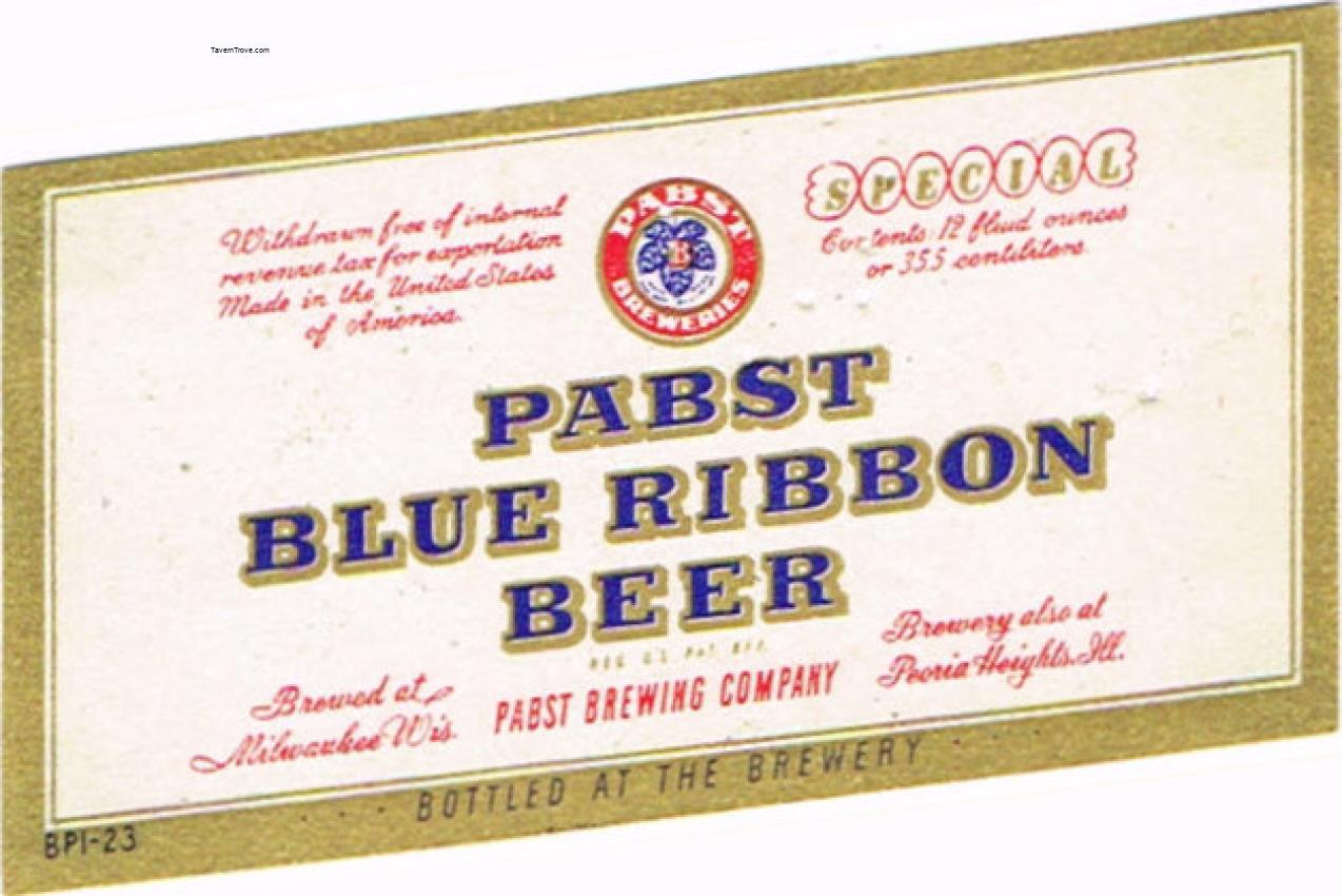 Pabst Blue Ribbon Beer