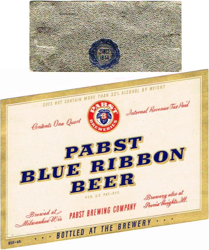 Pabst Blue Ribbon Beer