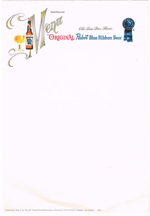 Pabst Blue Ribbon Beer