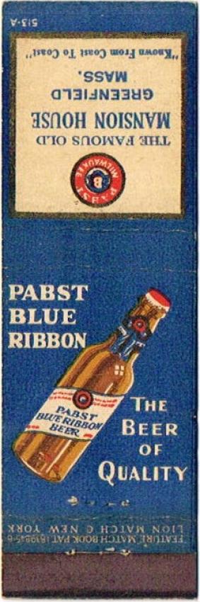 Pabst Blue Ribbon Beer