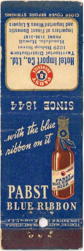 Pabst Blue Ribbon Beer