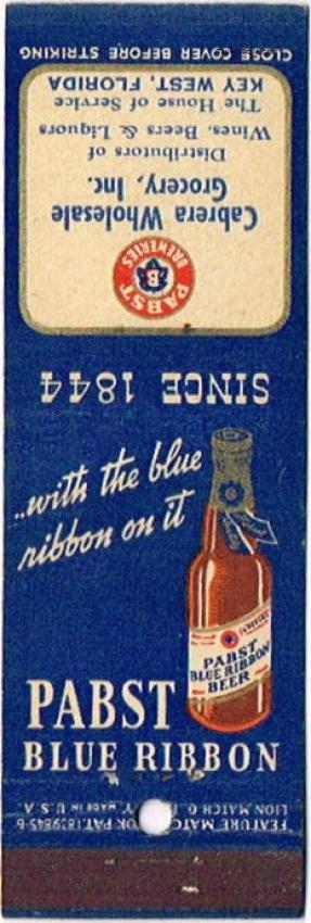 Pabst Blue Ribbon Beer
