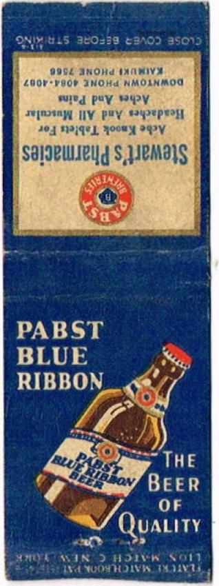 Pabst Blue Ribbon Beer