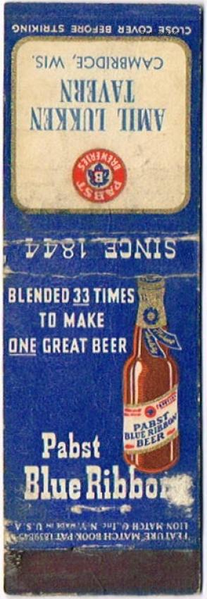 Pabst Blue Ribbon Beer