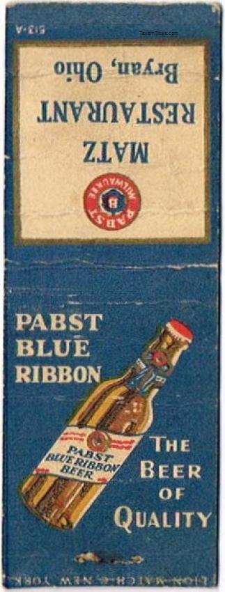 Pabst Blue Ribbon Beer