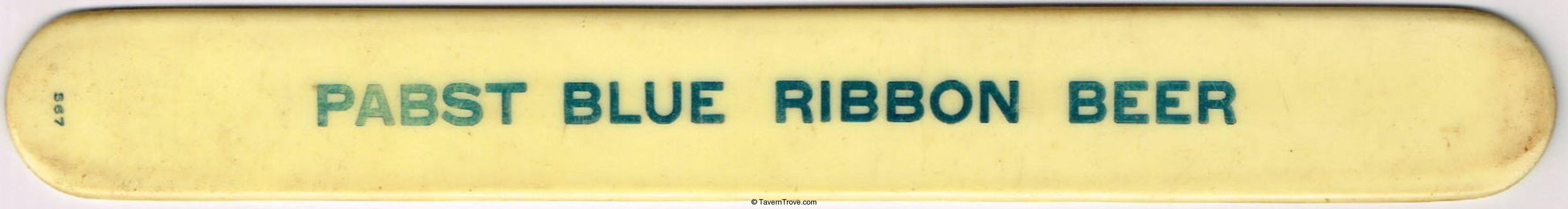 Item 98375 1940 Pabst Blue Ribbon Beer (567) Foam Scraper