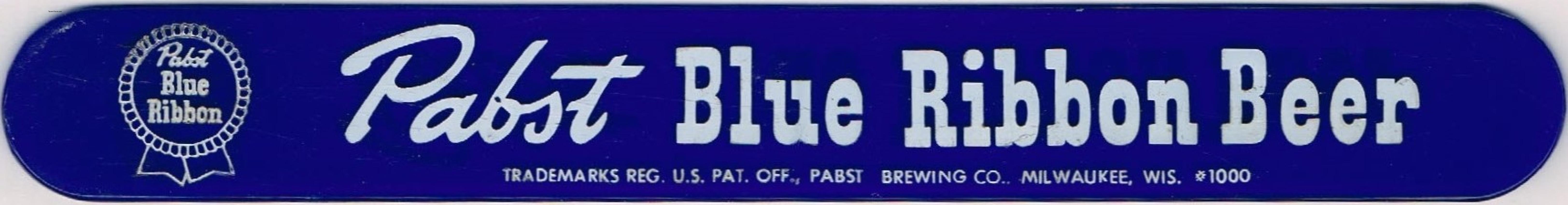 Pabst Blue Ribbon Beer (#1000)