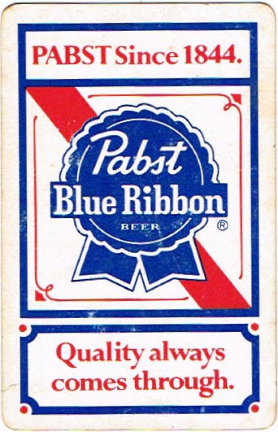 Pabst Blue Ribbon Beer (red +++)