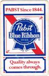 Pabst Blue Ribbon Beer (red +++)