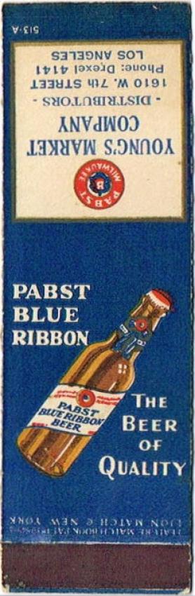 Pabst Blue Ribbon Beer