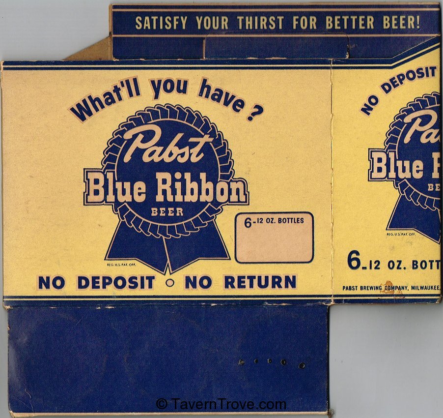 Pabst Blue Ribbon Beer Bottle