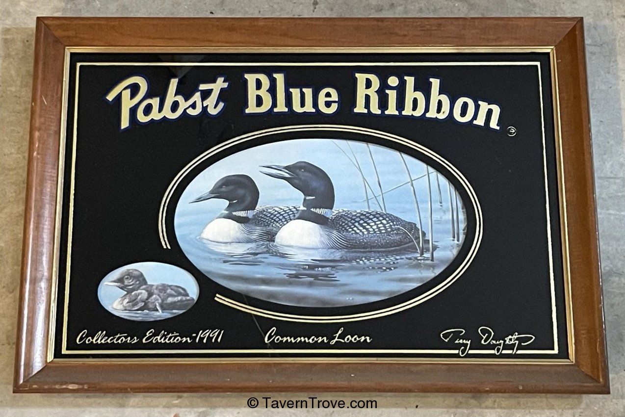 Pabst Blue Ribbon Beer COMMON LOON
